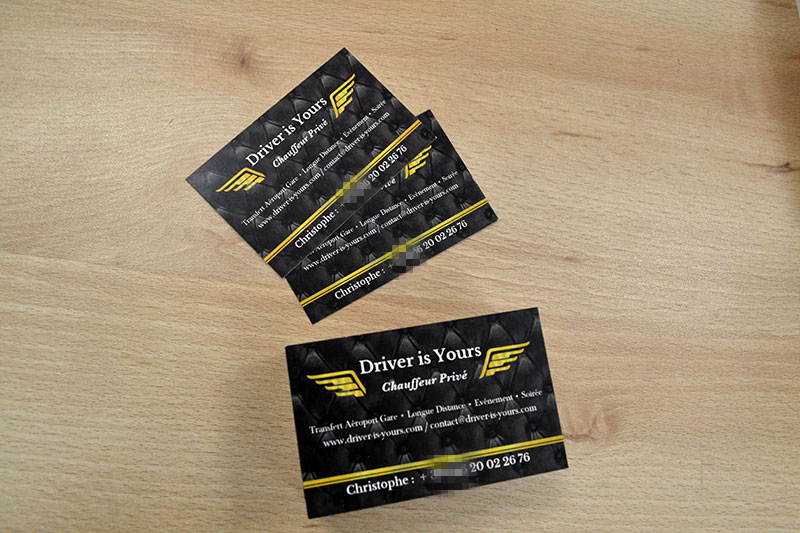 Carte de visite Taxi VTC, Modèle gratuit à personnaliser